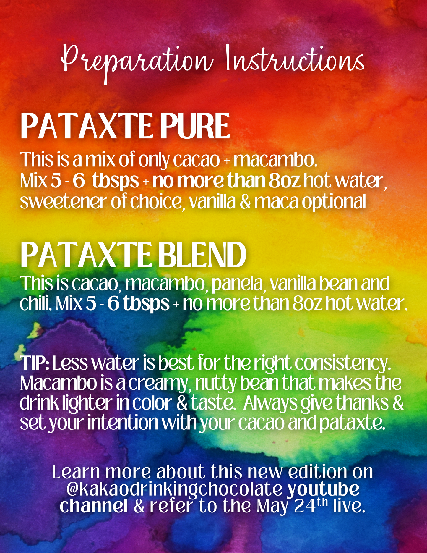 RAINBOW BRIDGE Pataxte/Macambo Edition