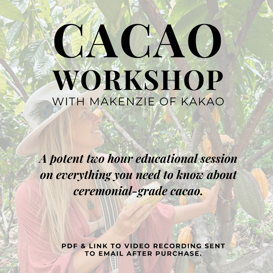 CACAO WORKSHOP (includes PDF and video)
